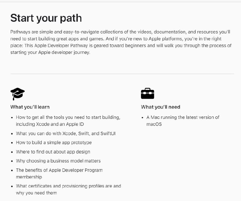 Apple 推出 Pathway 开发者培养计划 | link苹果近日在其开发者官网推出了全新的「Pathways 开发者培养计划」