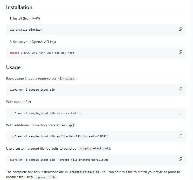科研论文管理总是要花大量时间整理BibTeX条目：作者缺失、标题大小写混乱、会议名称不统一，复制粘贴的条目常常一团乱麻