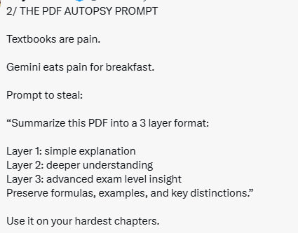 3条关键提示词帮你用Gemini轻松掌控学习，告别混乱笔记和难啃教材