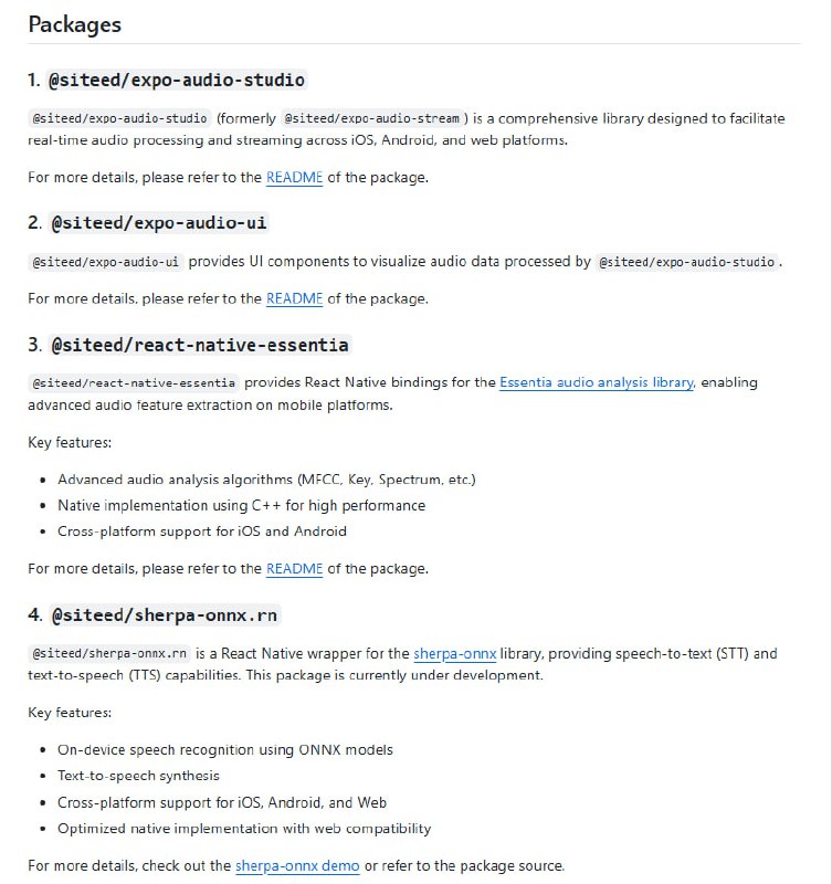 expo-audio-stream：一站式音频处理与流媒体库，为iOS、Android和Web平台提供强大的音频功能
