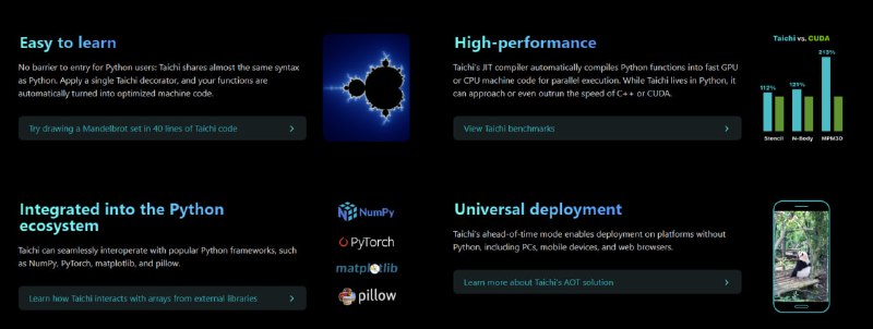 TaichiLang：基于Python的高性能并行编程TaichiLang：基于Python的高性能并行编程
