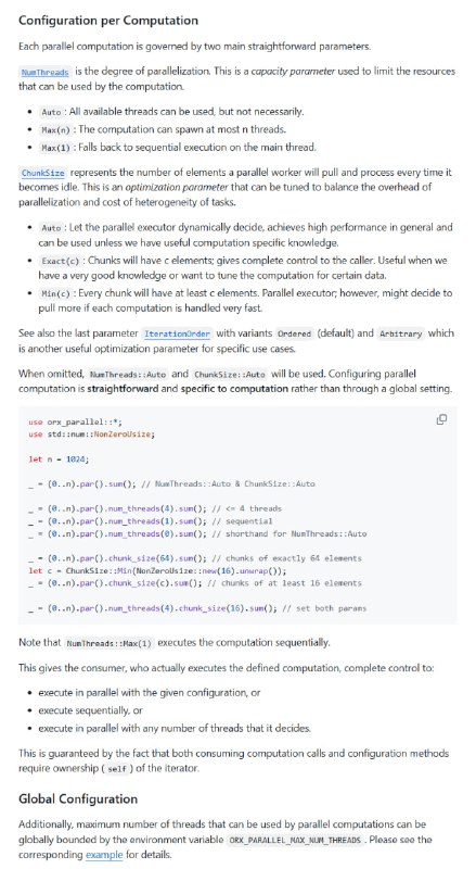 orx-parallel：高性能、可配置且表达力强的并行计算库，专注于通过迭代器方法组合定义并行任务