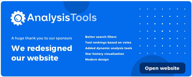 static-analysis：C 静态分析工具 | #工具该存储库列出了所有编程语言的静态分析工具、构建工具、配置文件等