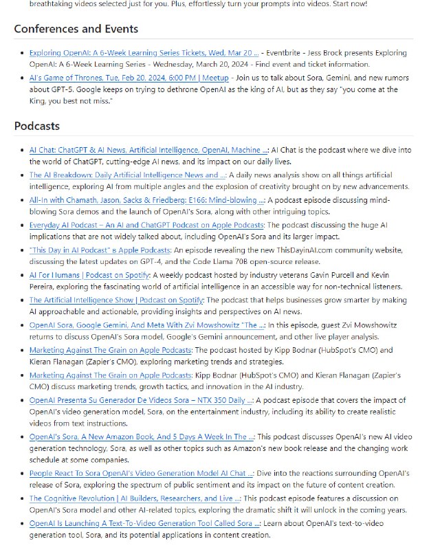 OpenAI Sora相关资源列表 | Awesome Open AI SoraOpenAI Sora相关资源列表 | Awesome Open AI Sora