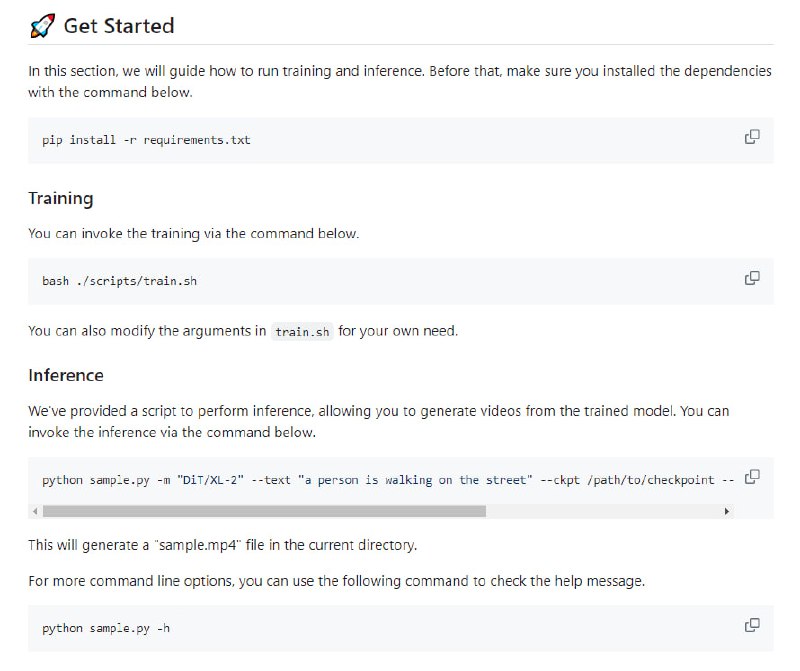 Open-Sora：打造自己的Sora视频生成模型，提供完整的Sora复制架构解决方案，包括从数据处理到训练和部署的整个过程