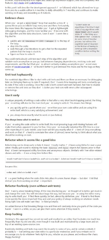 如何在 4 个月内从头开始编写代码编辑器？ | #经验