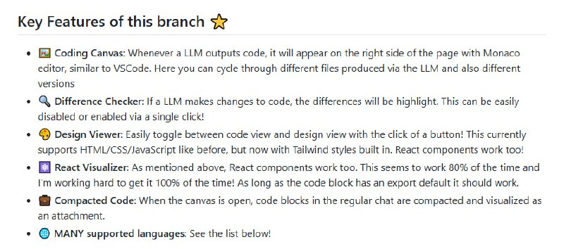 Open WebUI Artifacts Overhaul：一个用户友好的AI界面，支持Ollama、OpenAI API等多种AI工具