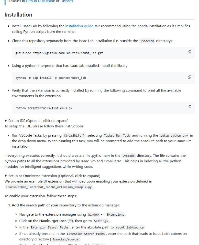 robot_lab：基于IsaacLab的机器人强化学习扩展库，为机器人开发提供强大的支持