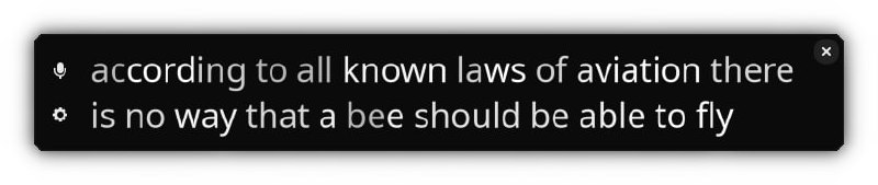 Linux上的实时音频字幕桌面应用Live Captions 是一个为 Linux 桌面提供实时字幕的应用程序