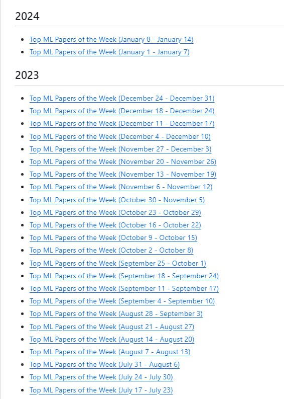 每周更新的机器学习顶级论文库 | ML Papers of The Week | #论文每周更新的机器学习顶级论文库 | ML Papers of The Week | #论文