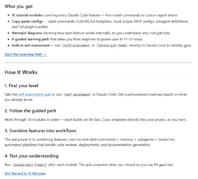 在线上使用Claude Code时，发现学习曲线比较陡峭，官方文档多为功能列表，缺少实操方法，导致很多强大功能没能充分发挥