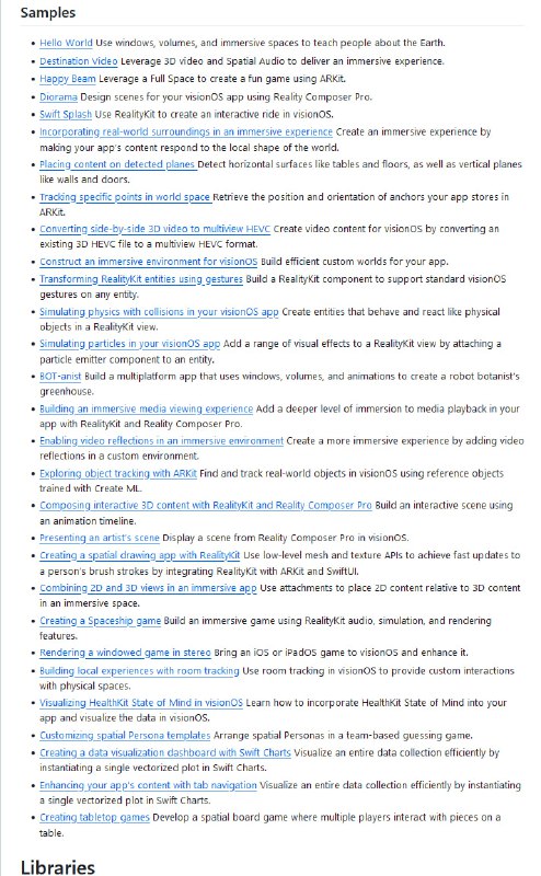 visionOS开发者资源列表：为visionOS开发者提供一系列资源，包括社区、在线课程、AI工具、代码补全工具、苹果官方资源等，旨在帮助开发者更好地开发visionOS应用visionOS开发者资源列表：为visionOS开发者提供一系列资源，包括社区、在线课程、AI工具、代码补全工具、苹果官方资源等，旨在帮助开发者更好地开发visionOS应用