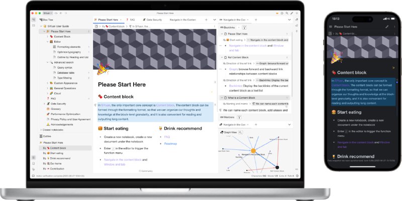 SiYuan：一款隐私优先、自托管、开源的知识管理软件，帮助你高效整理和管理个人知识