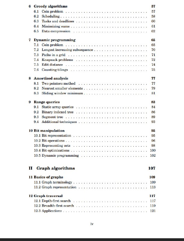 一本帮助程序员提高解决编程竞赛问题的能力的电子书：Competitive Programmer’s Handbook | #电子书作者Antti Laaksonen详细介绍了编程竞赛的基础知识、算法设计、数据结构、图论等核心内容