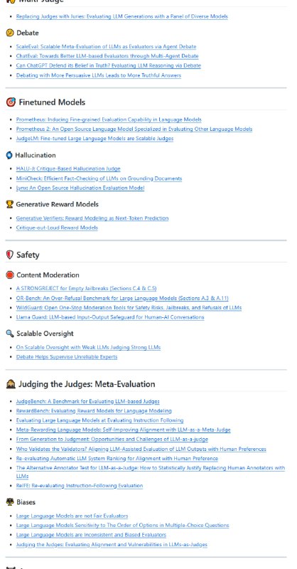 一站式LLM Judges工具大集合，为AI模型的自动评估提供全面解决方案