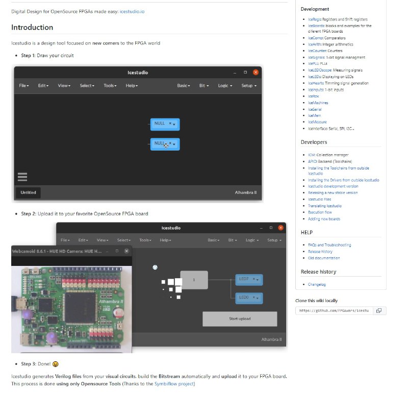 拖放式FPGA编程和学习Icestudio