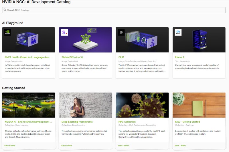 英伟达提供了一个 AI PlayGround ，免费使用，速度很快