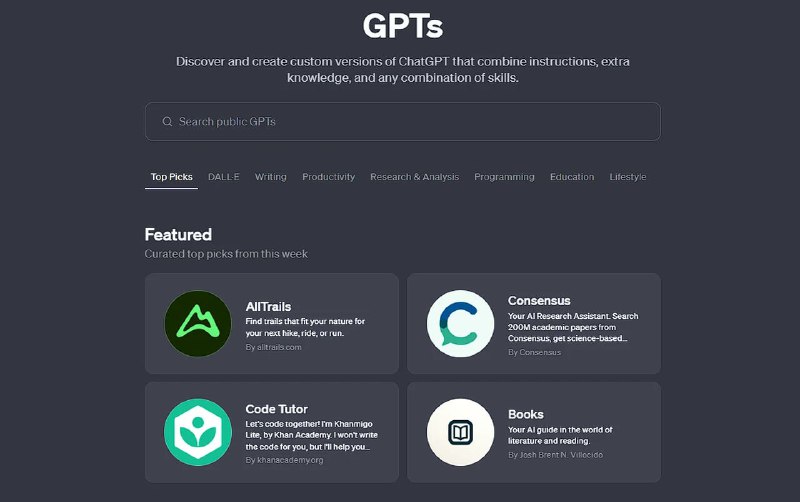 gptstore-prompts：GPTStore上的100个热门GPTs提示，可以利用这些提示来学习和改进提示工程，学习如何构建最好、最受欢迎的 GPTS