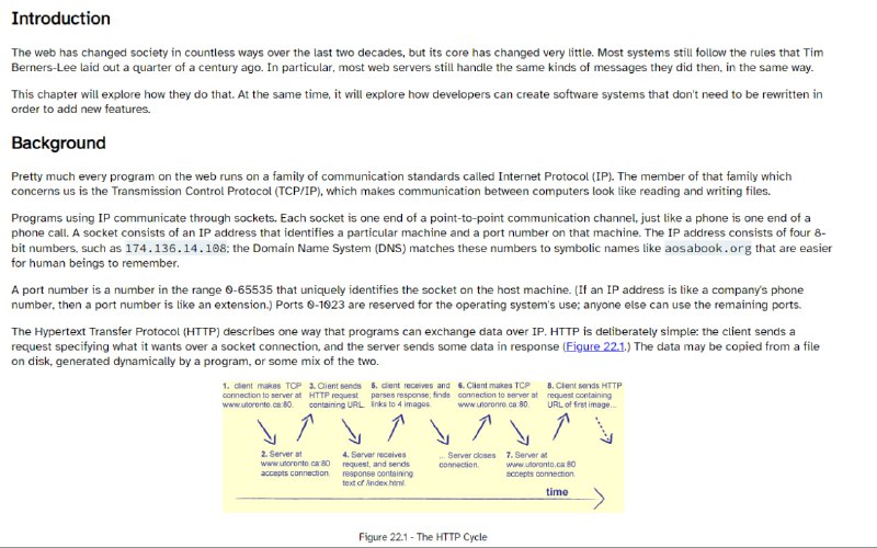 用不到500行Python代码写一个简单的Web Server | link在过去的二十年里，网络以无数的方式改变了社会，但其核心却变化甚微