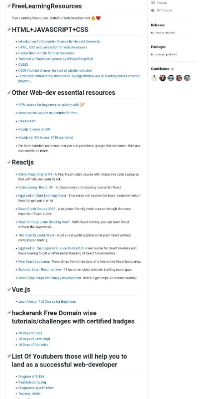 与 #Web 开发相关的免费学习资源 传送门