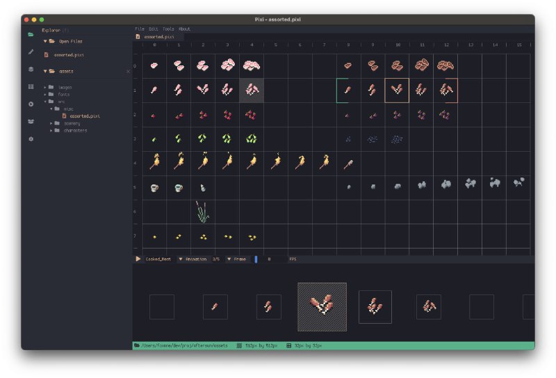 用 Zig 语言编写的跨平台开源像素艺术编辑器和动画编辑器pixi | #编辑器用 Zig 语言编写的跨平台开源像素艺术编辑器和动画编辑器pixi | #编辑器