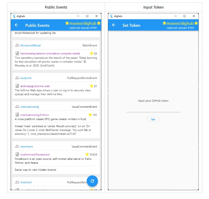 一个GitHub客户端，可以帮助你找到感兴趣的项目