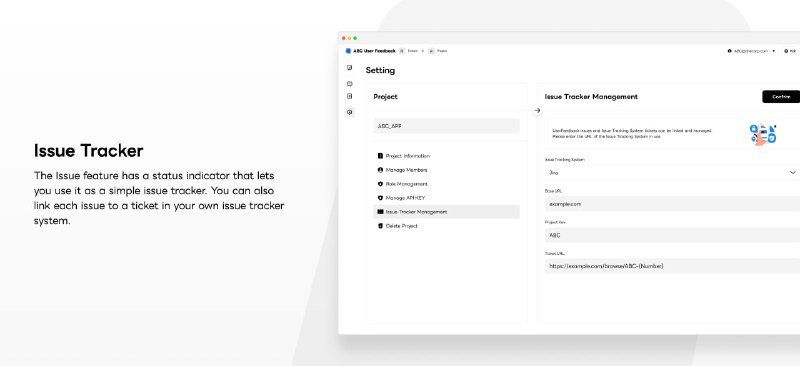 ABC User Feedback：独立的网络应用，用于管理客户语音，允许收集和整理来自客户的反馈，该产品在拥有1000万活跃用户的服务中得到应用和使用ABC User Feedback：独立的网络应用，用于管理客户语音，允许收集和整理来自客户的反馈，该产品在拥有1000万活跃用户的服务中得到应用和使用
