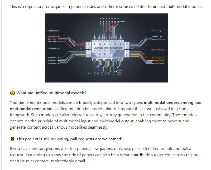 统一多模态模型相关论文、代码和其他资源 | Awesome Unified Multimodal Models统一多模态模型相关论文、代码和其他资源 | Awesome Unified Multimodal Models