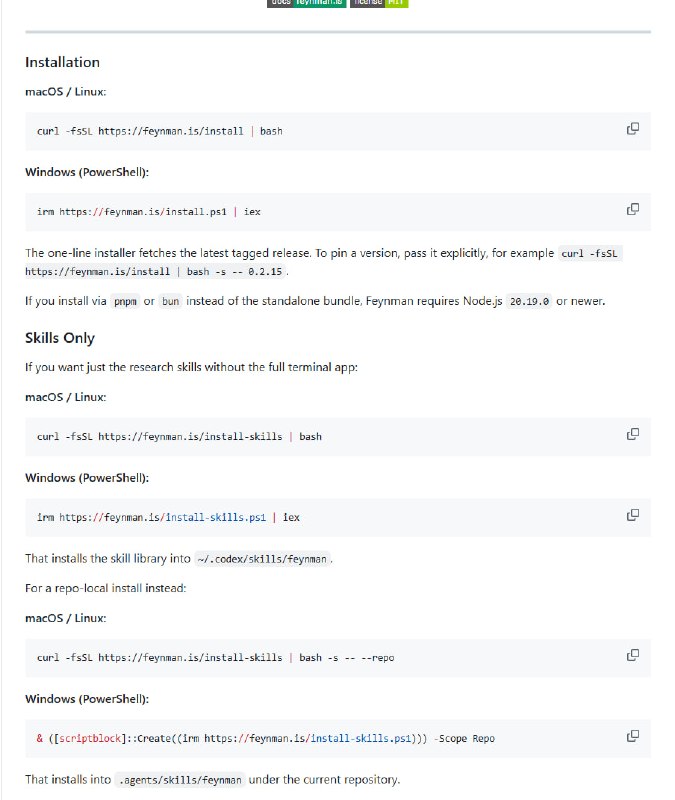 在线做AI研究助手，信息查找、论文审阅、实验复现多任务轻松搞定？Feynman 是一个开源 AI 研究代理项目，集合了多智能体协作、文献检索、批判性评审、实验复现等功能，帮你高效产出生信可靠的科研成果