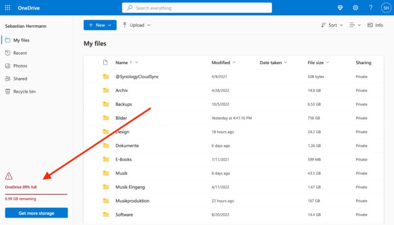 将1TB 的文件从 OneDrive 迁移到 Nextcloud