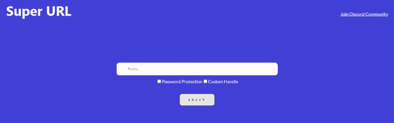 Super URL：URL 中的免费自定义句柄和密码保护 | 无需登录/注册
