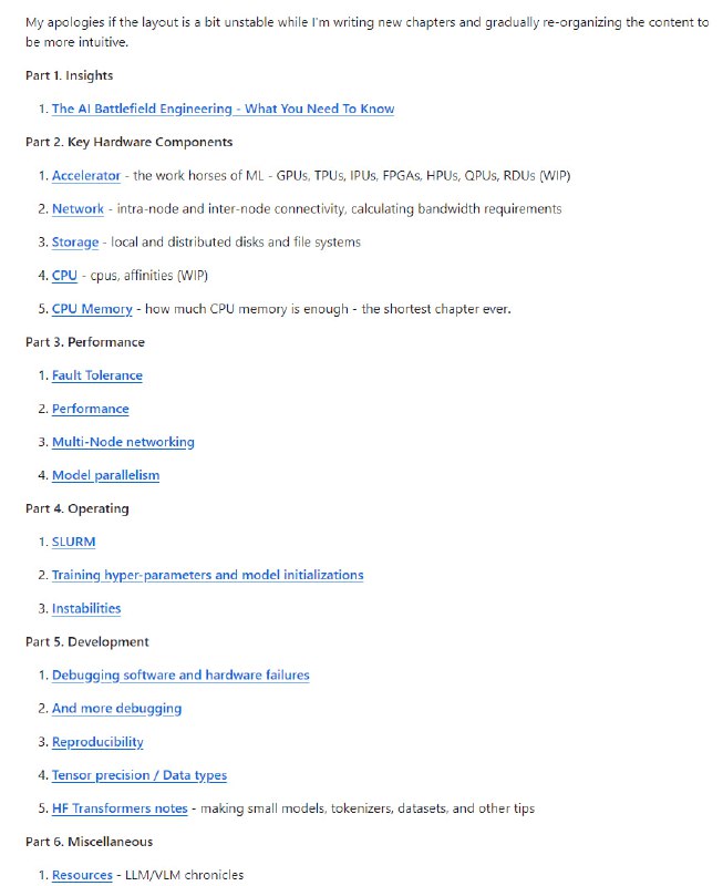 机器学习工程开放书：一系列开放的方法，可帮助成功训练大型语言模型和多模态模型