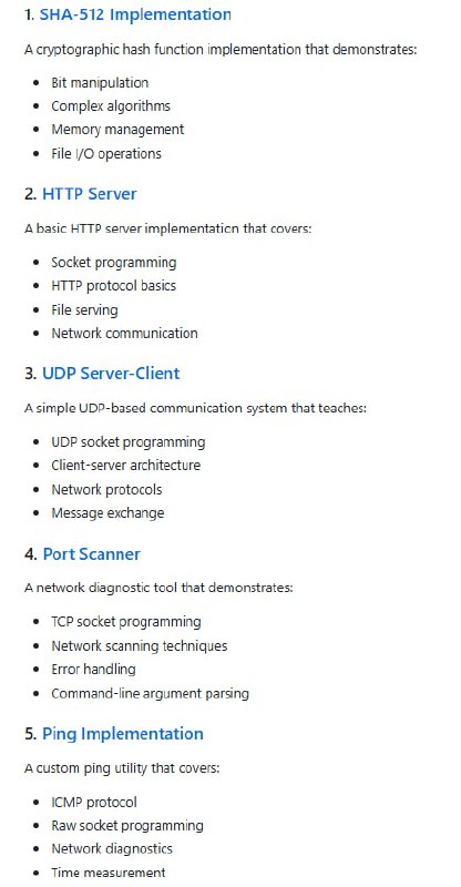 编程学习资源多样，但找到一套系统、涵盖基础算法到网络编程的C语言项目并不容易