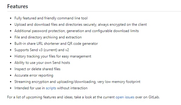 ffsend 使用一个简单的命令，通过安全、私有和加密的链接，从命令行轻松安全地共享文件和目录