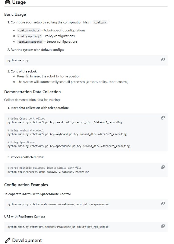 ManiUniCon：一站式机器人操作控制框架，针对多机器人臂与多传感器环境设计，实现高频实时控制与灵活算法部署