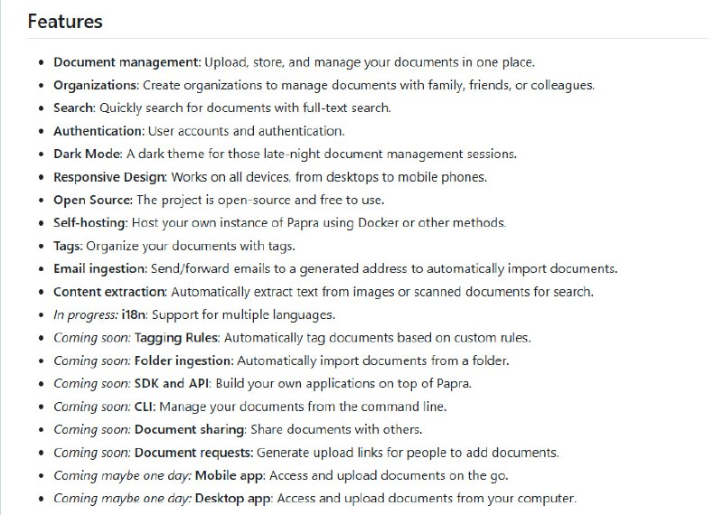 Papra：极简主义文档管理与归档平台