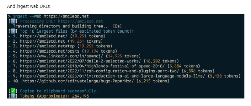 一款强大的文件解析工具，专为AI和LLMs设计，能将代码库和网页内容转化为适合AI处理的格式