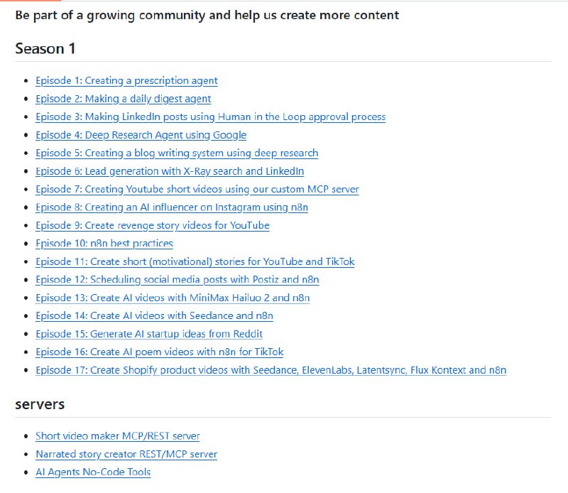 ai_agents_az：AI Agents A-Z项目，提供了一系列n8n模板，助力你快速构建各种AI驱动的自动化任务