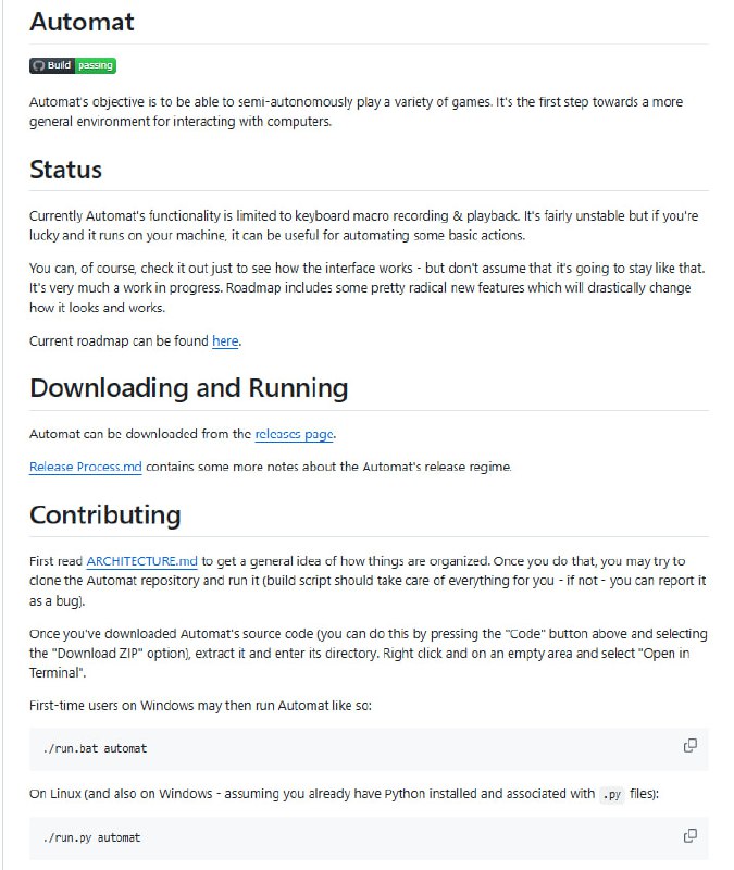 Automat：一个开源的半自动化交互工具，致力于实现各种游戏和软件的自动操作，是迈向更通用计算机交互环境的第一步