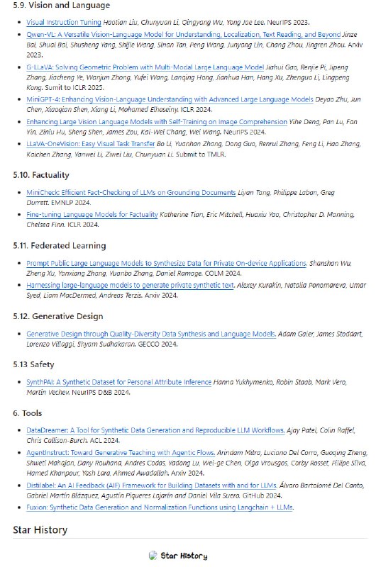 LLM-Synthetic-Data：实时、精细的大型语言模型合成数据资源列表，专注于为大型语言模型（LLM）提供数据支持，包括数据生成、优化和应用LLM-Synthetic-Data：实时、精细的大型语言模型合成数据资源列表，专注于为大型语言模型（LLM）提供数据支持，包括数据生成、优化和应用
