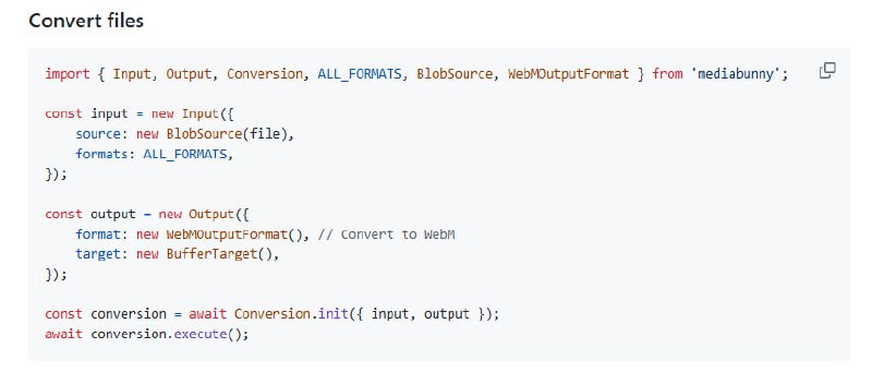 Mediabunny：纯 TypeScript 实现的高性能浏览器端音视频处理工具，零依赖、极致轻量，专为现代 Web 应用设计
