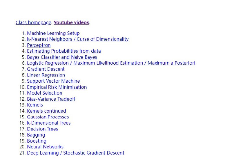 康奈尔大学《智能系统机器学习》课程及资料教学大纲 | YouTube | #教程 #机器学习康奈尔大学《智能系统机器学习》课程及资料教学大纲 | YouTube | #教程 #机器学习