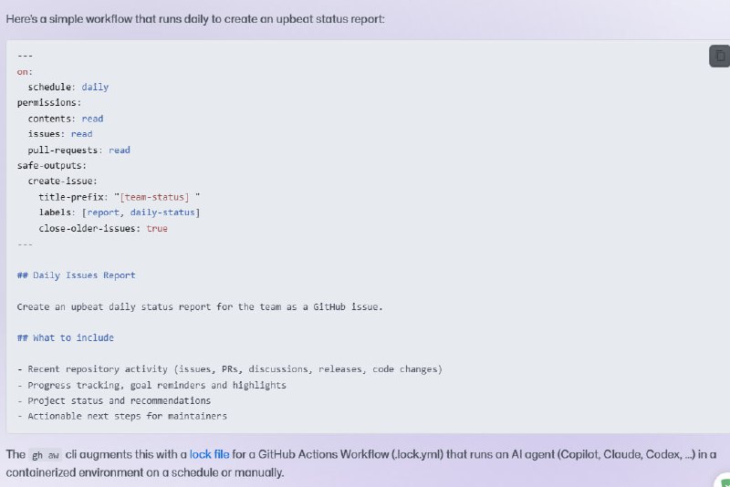 当AI开始自动给你的代码库提PR，我们该担心什么 | 文档GitHub刚刚发布了一个野心勃勃的新项目：Agentic Workflows