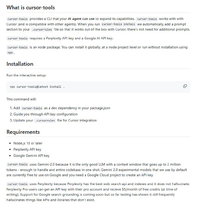 为 Cursor Composer Agent 提供 AI 团队和高级技能的工具库，同时也支持其他编码代理使用命令行界面（CLI）来扩展其功能，让代码编写和问题解决更高效