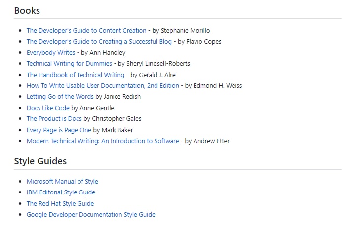 技术写作相关资源 | awesome-technical-writing技术写作相关资源 | awesome-technical-writing