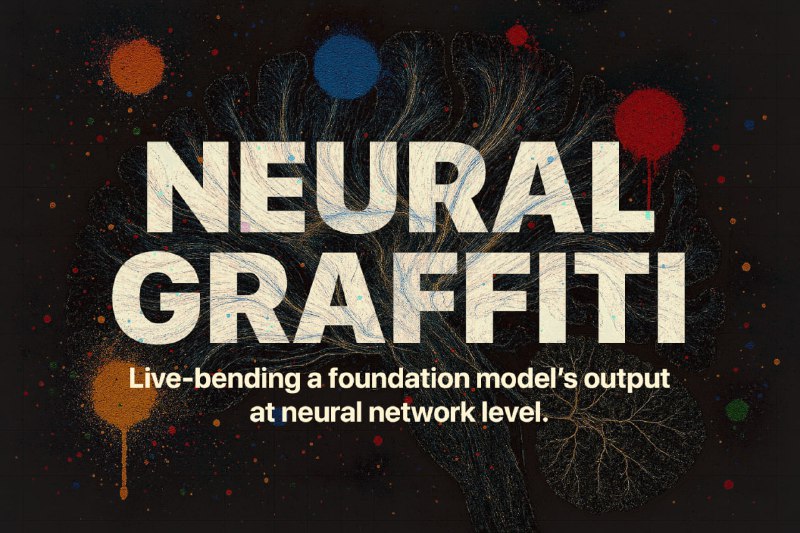 Neural Graffiti：实时重塑预训练语言模型输出的神经网络级“涂鸦”技术