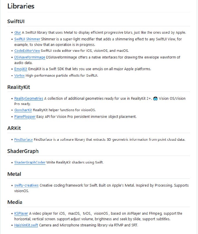 visionOS开发者资源列表：为visionOS开发者提供一系列资源，包括社区、在线课程、AI工具、代码补全工具、苹果官方资源等，旨在帮助开发者更好地开发visionOS应用visionOS开发者资源列表：为visionOS开发者提供一系列资源，包括社区、在线课程、AI工具、代码补全工具、苹果官方资源等，旨在帮助开发者更好地开发visionOS应用