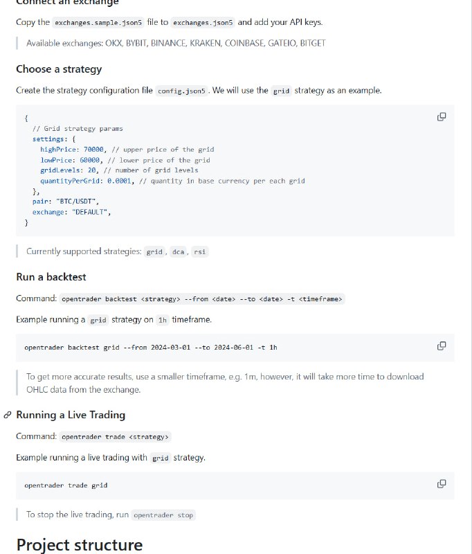 OpenTrader：一款开源的加密货币交易机器人，支持多交易所和多样化策略，助力自动化交易高效执行
