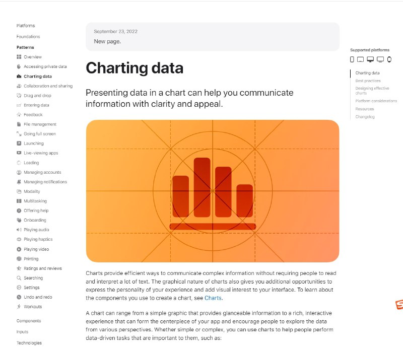 苹果的图表设计指南（英文）最近苹果在设计指南中新增图表可视化设计，主要讲解柱状图在 iOS 内的使用