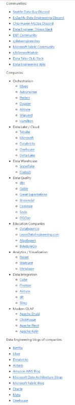 The Data Engineering Handbook：该存储库拥有成为出色的数据工程师所需的所有资源，教程、博客、订阅邮件列表等